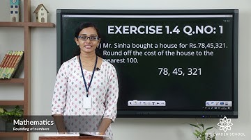 Grade 5 Mathematics Chapter 1 Class 6 Rounding of numbers