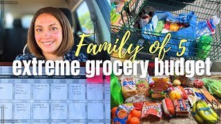 What I Bought to Feed My Family This Week 💛 Low Income Grocery Haul + Meal Plan