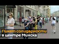 Живая цепь: акция за честные выборы прошла в Минске