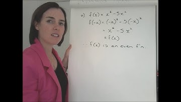 Even and odd functions