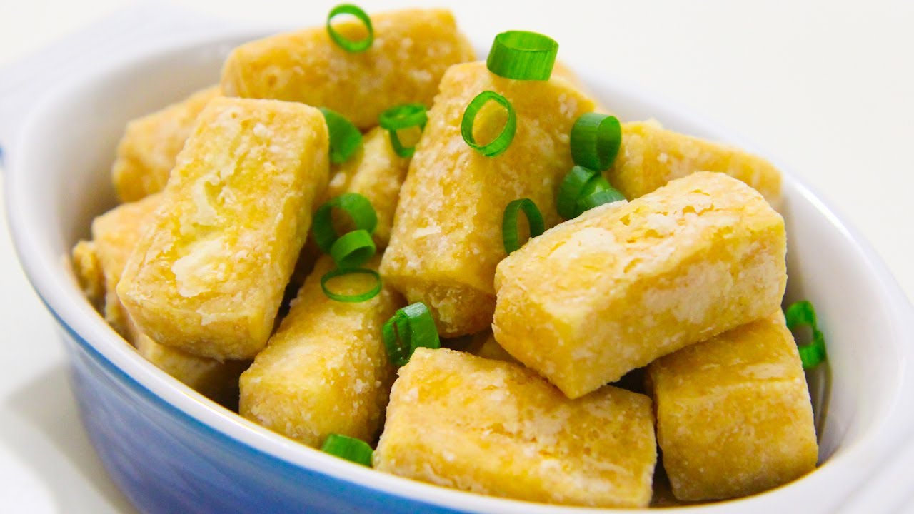 How To Deep Fry Tofu - Video Recipe - YouTube