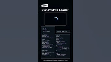 Disney Style Loader using CSS & HTML🧑‍💻 #coding #programming #cssanimation #csstricks #htmlcss #css