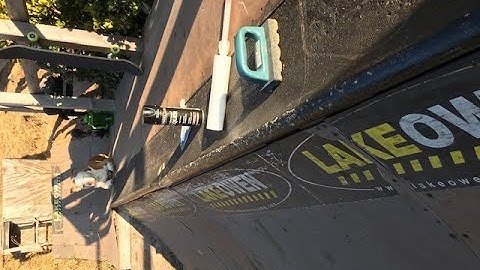 Fixing Mini Ramp Pool Coping Part One