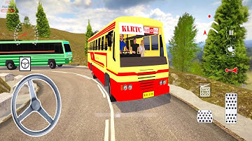 KSRTC Bus Driving in Bharat Bus Simulator Android Gameplay | Indian Bus Games 3D