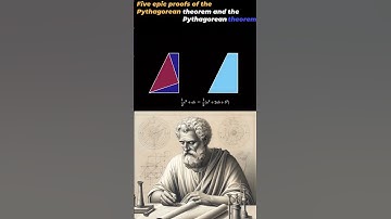 five epic proofs of the Pythagorean theorem, perfect interpretation #geometry #pythagoreantheorem