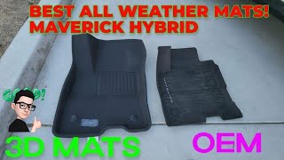 The Best All Weather Aftermarket Mats For Hybrid Ford Maverick For Ecoboost Too 3D Maxspider