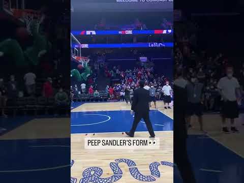 Adam Sandler throwing