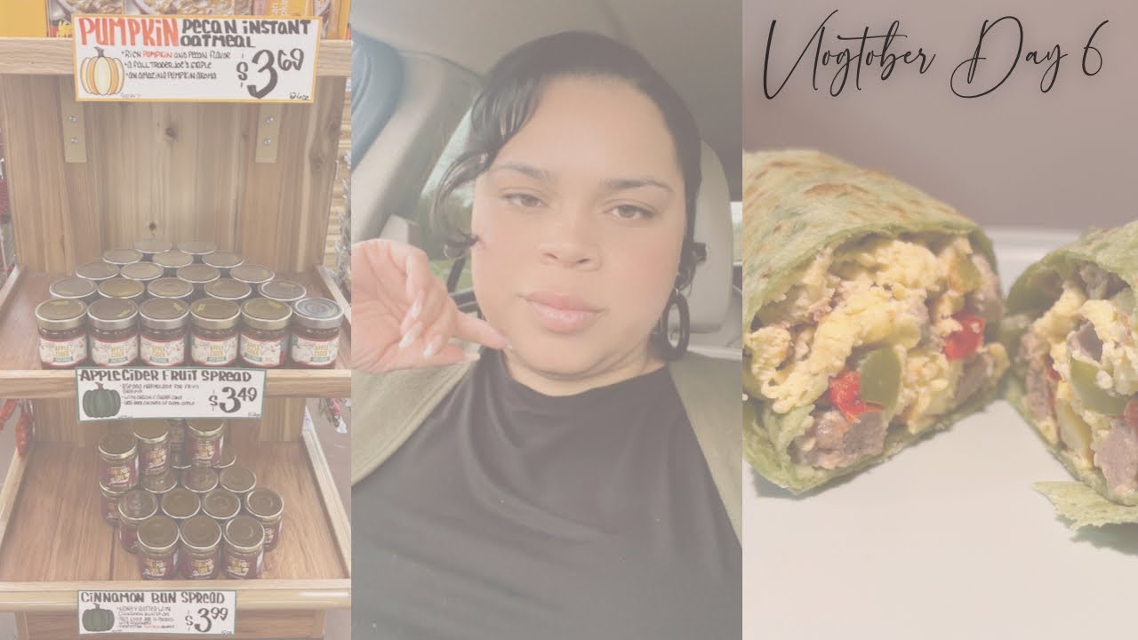 VLOGTOBER DAY 6 | Breakfast Burrito, Trader Joe’s Haul | Brittney