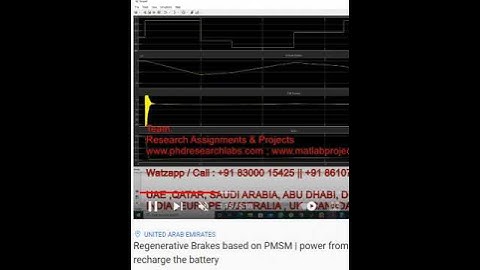 Regenerative Brakes based on PMSM - power from the electromagnetic brakes to recharge the battery