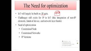 Need For Optimization & Constrained Node  2021 06 02