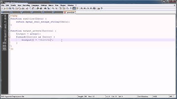 PHP Tutorials: Register & Login (Part 6): Error Handling