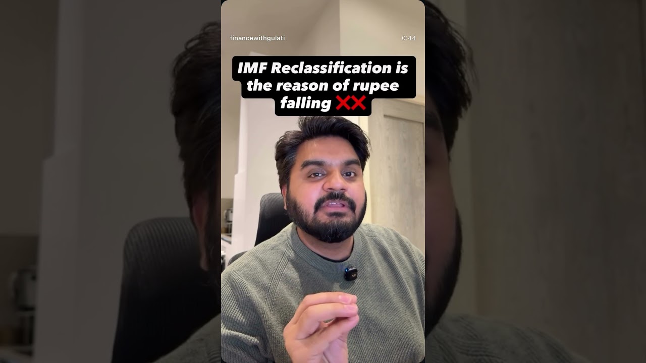 IMF Reclassification of India’s FX regime | Reason for Rupee falling ?