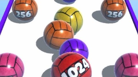 BALL MERGE 2048 - All Levels Gameplay IOS (Levels 84 -85).