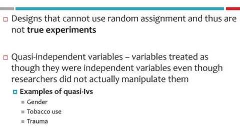 Module 2 (Quasi Experiments)