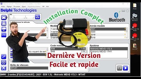 Comment Installer la dernière version du logiciel DELPHI 21 diagnostic pour toutes les marques