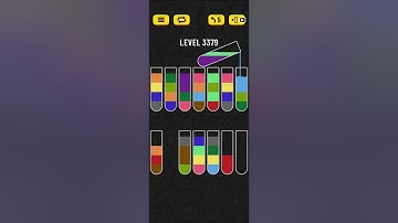water sort puzzle level 3379