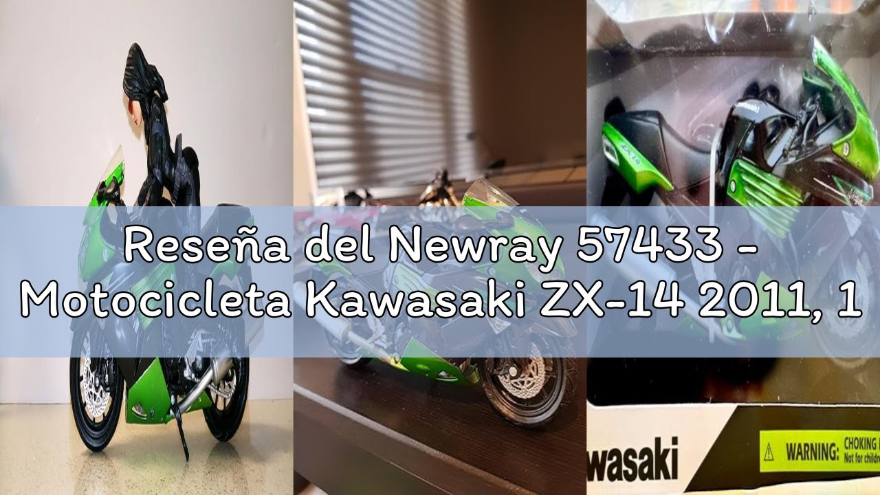 りっこん Reseña del Newray 57433 - Motocicleta Kawasaki ZX-14 2011, 1:12