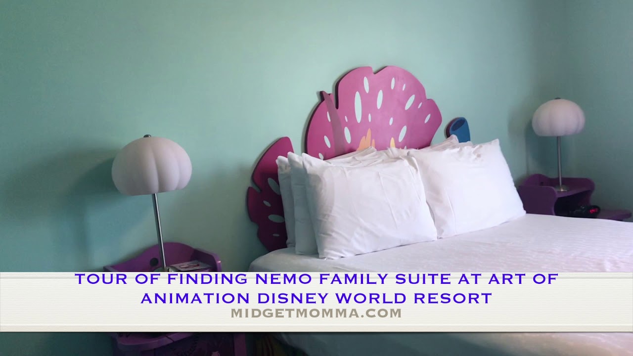 Disney World Art Of Animation Resort Finding Nemo Family Suite Tour