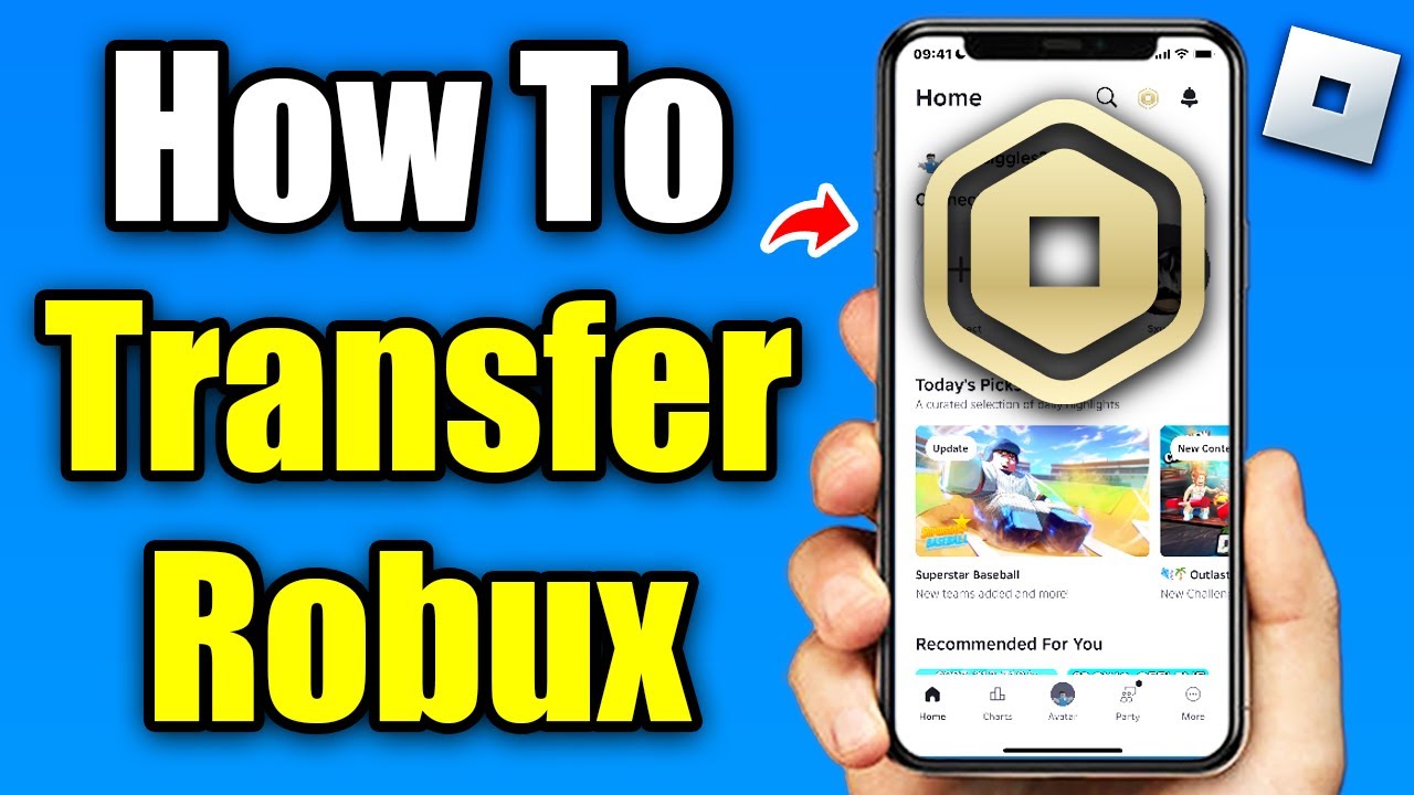 75 Robux Transaction Mobile How To Transfer Robux To Another Roblox Account on Mobile - YouTube
