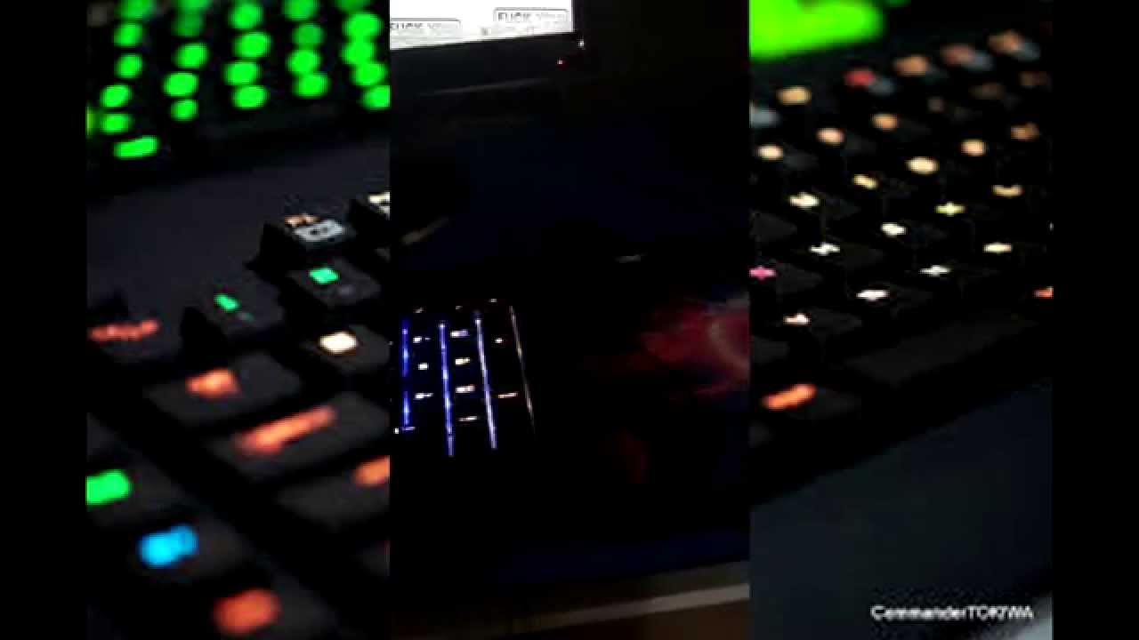 Razer BlackWidow Chroma /OSU :D - YouTube