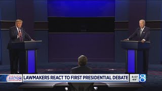 Lawmakers react to first presidential debate