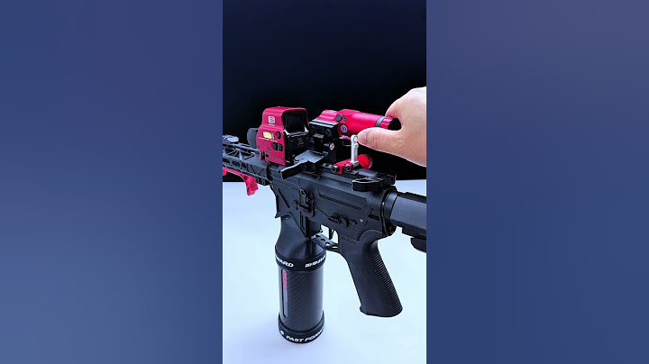 BD556+New Smoke Wolf Silencer .What aga do you think would need this ?#gelblasters #gelblasterguns