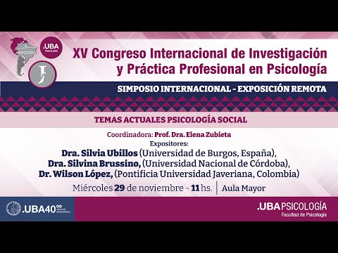 Simposio Internacional: Temas Actuales Psicología Social