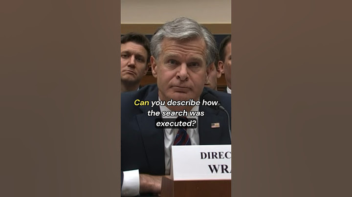 FBI Dir. Wray defends Mar-A-Logo search on Pres. Trump in search for classified documents #politics