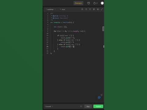 20. Valid Parentheses LeetCode - EASY - #JavaScript #leetcode - YouTube
