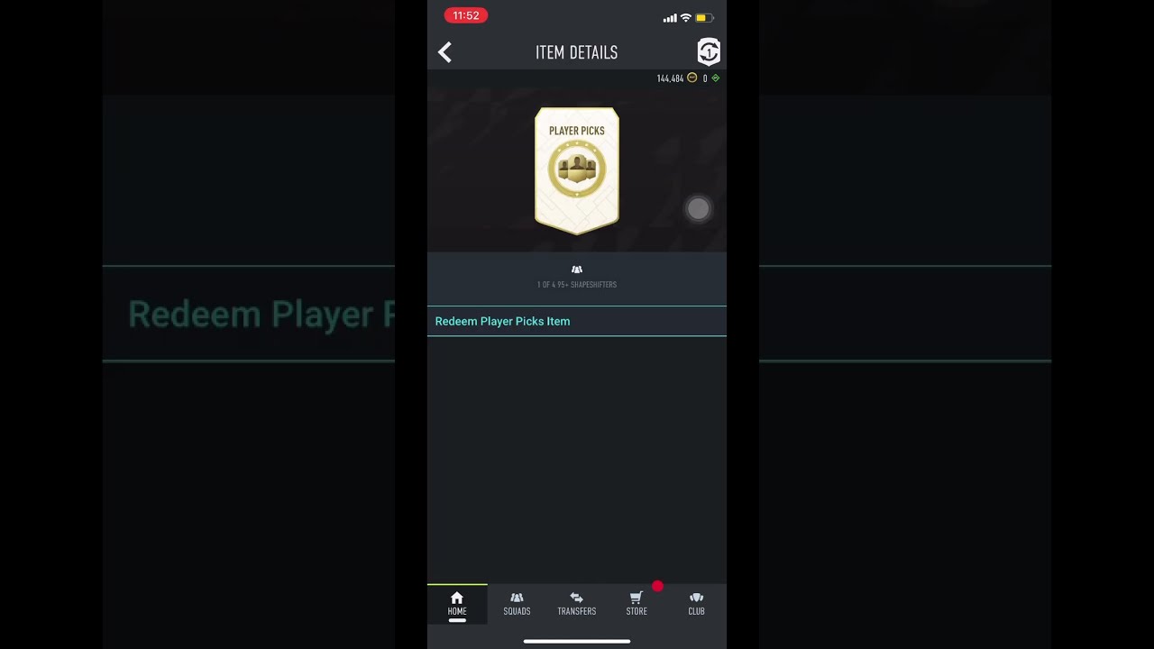 95 SHAPESHIFTERS PLAYERS PICK