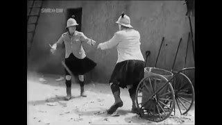 Laurel and Hardy dance to The Jean Genie by David Bowie (with James Finlayson)