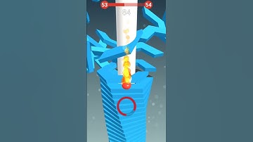 Stack ball Level 54 #gamingshorts