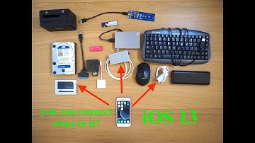 What can you connect to iOS13?