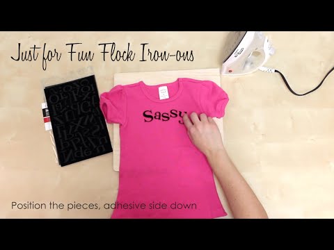 How to Use SEI Craft's Ultra-glitter Iron-on Letters - Classic 3