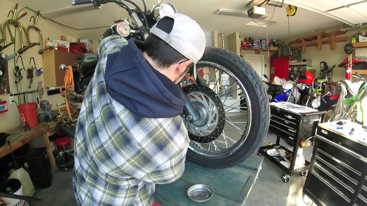 v star 1100 fork seal replacement