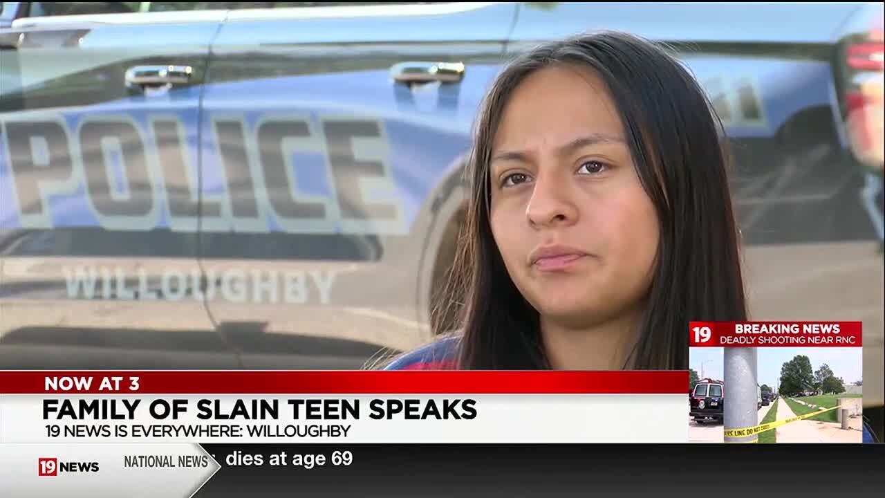 Family of slain Willoughby teen speaks days after his death - YouTube