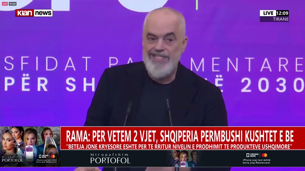 "Ju ftoj të jeni të përthyeshëm", Rama e bën të qartë: Draftet e BE-së duhen miratuar, jo diskutuar!