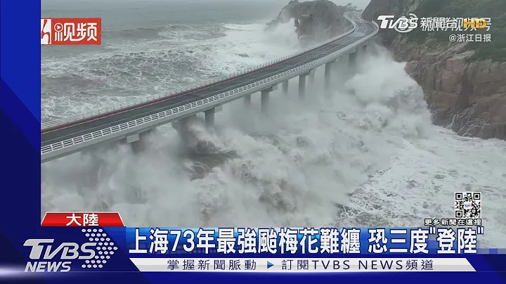 强台梅花难缠 恐三度登陆 上海急绑115飞机｜TVBS新闻 - 天天要闻