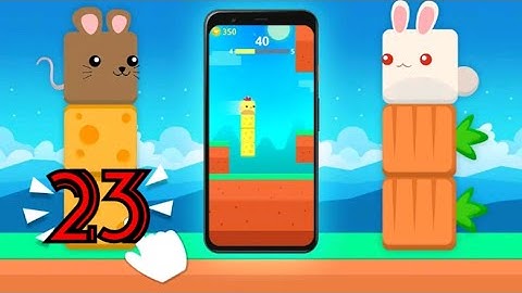 Stacky Bird level 23 Gameplay walkthrough