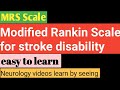 Modified rankin scale  modified rankin scale for stroke disability