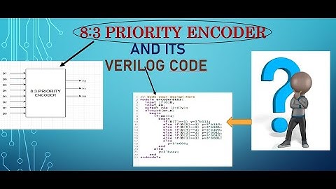 8X3 PRIORITY ENCODER || VERILOG CODE|| TEST BENCH || Full Explanation|| Digital Electronics