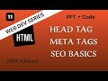 Head Tag &amp; Meta Tags – HTML Tutorial for Beginners | Web Development Series | JDCodebase