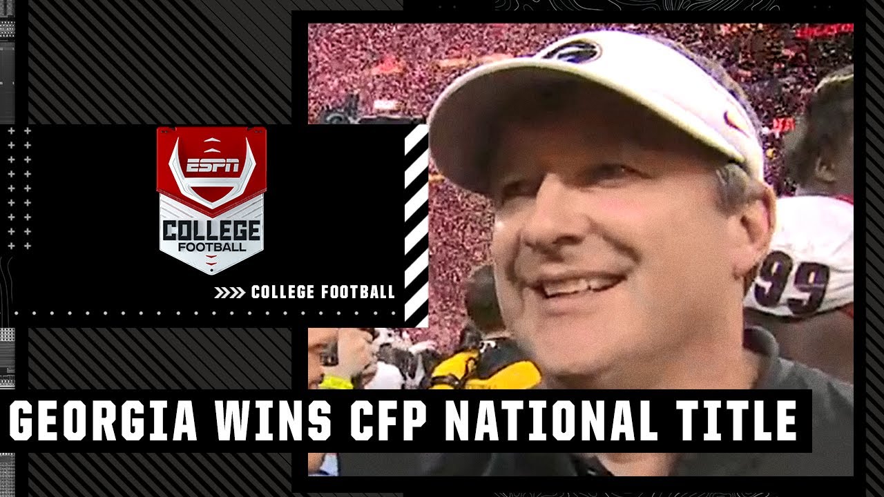 Kirby Smart's National Championship Postgame Interview | College Football on ESPN