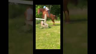 Jumped 1 meter bareback! #horses #equestrian #horseriding #equestrianrider #horse #jumping