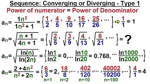 Calculus 2: Infinite Sequences and Series (18 of 62) Sequences: Converging or Diverging - Type 1