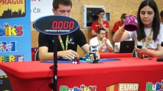 Feliks Zemdegs And Collin Burns At Rubiks Cube Euro 2016 In Prague 3X3