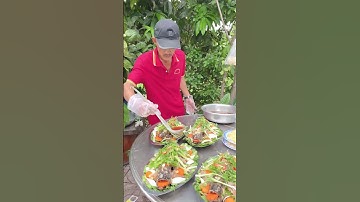 Dịch vụ nấu ăn ngọc châu cần đước đãi tiệc món cá bóng mú hấp hong kong Hấp Dẫn #shorts