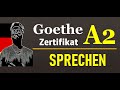 Goethe Zertifikat A2 Sprechen Teil 1, Teil 2 und Teil 3  Prüfung || Sample