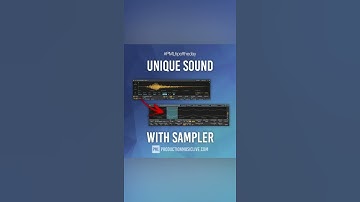 Ableton Tutorial - Unique Sound With Sampler #shorts