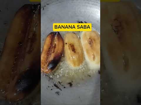 BANANA SABA TOASTED FRIED Shortvideo Banana Saba